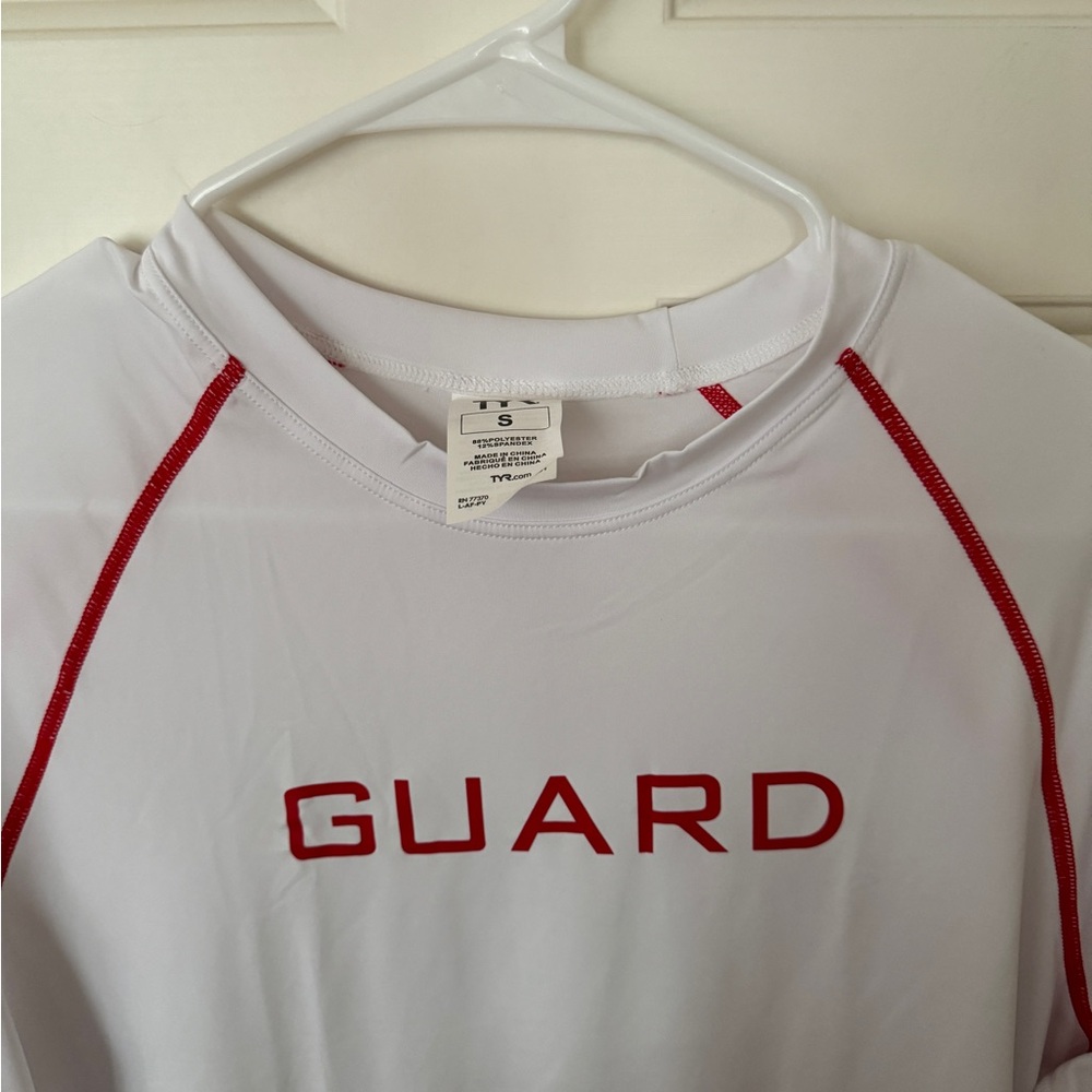 NWT Lifeguard Rash Guard Top - Picture 3 of 6